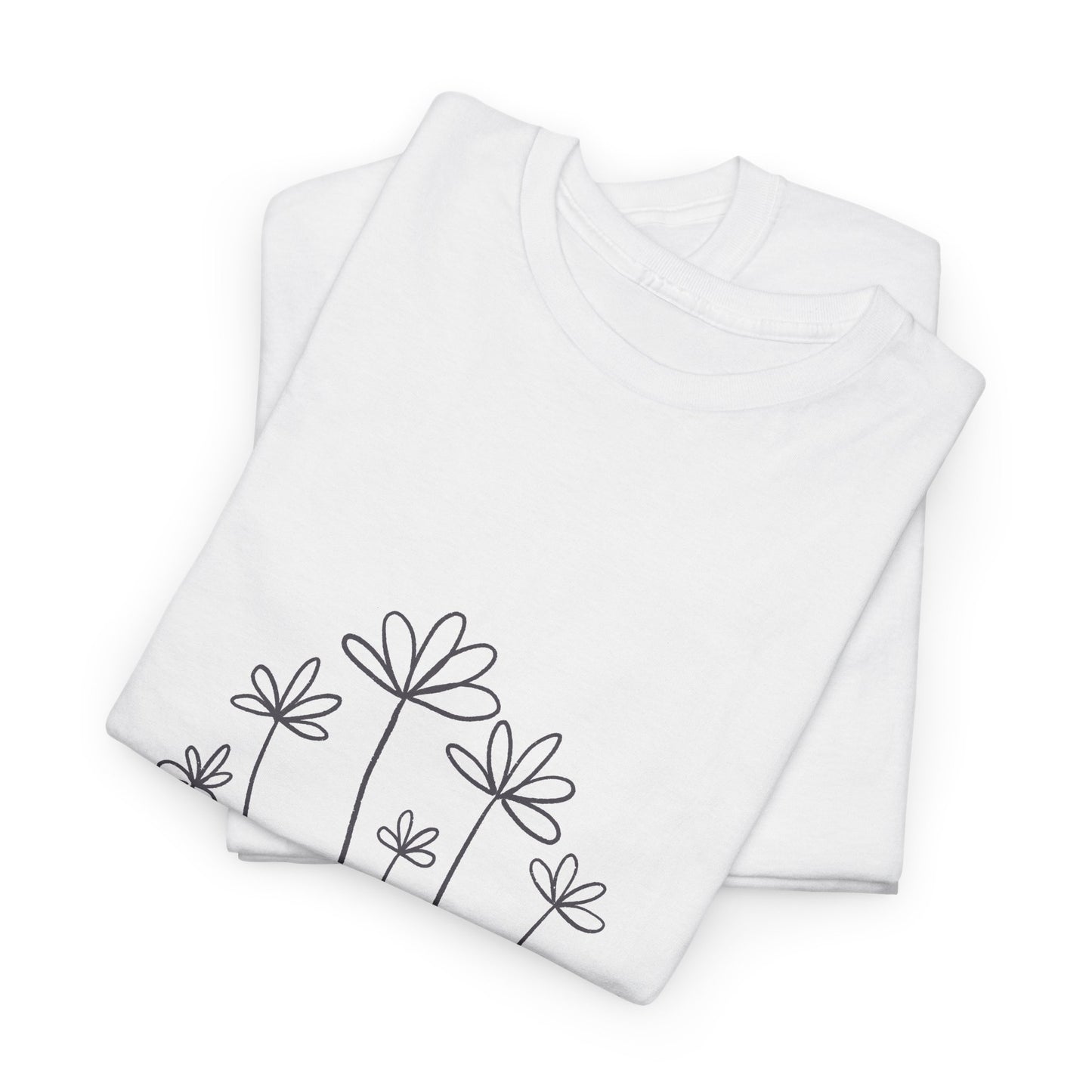 Wild Flowers Unisex Tee with #staywild Design