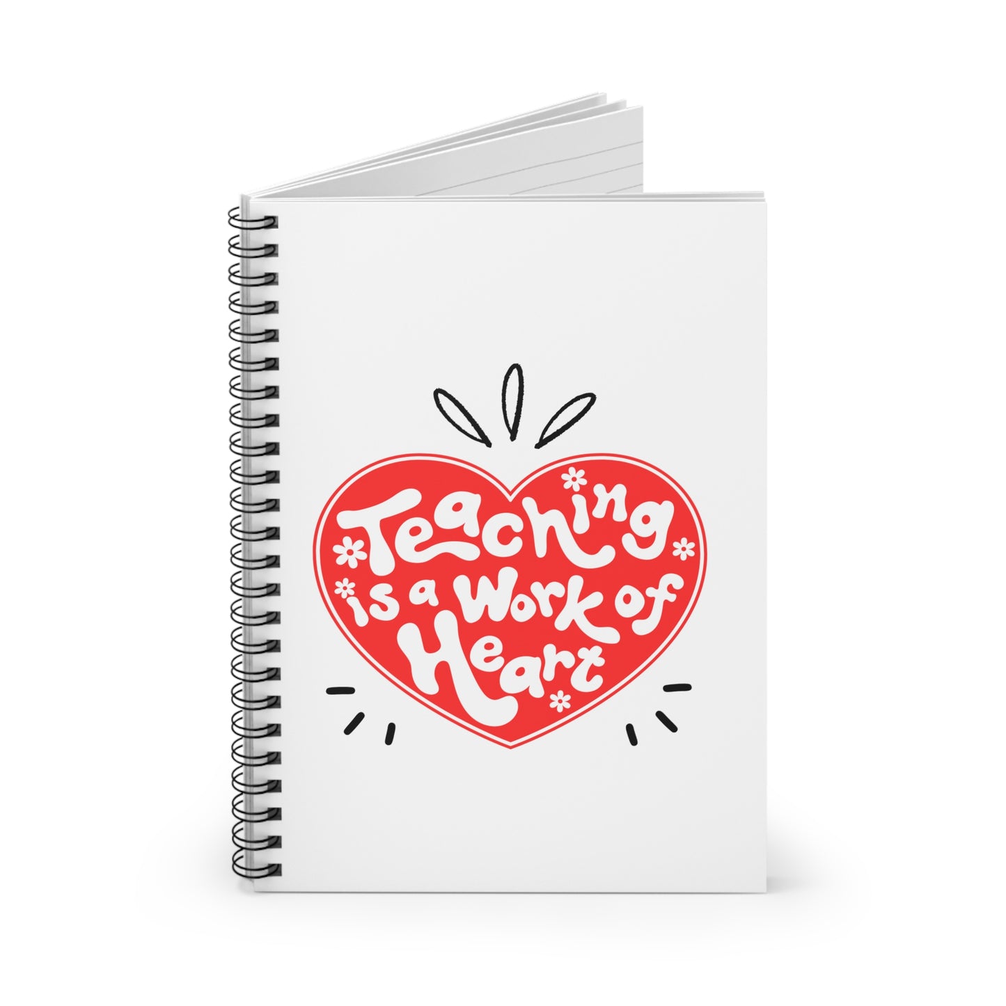 Heartfelt Teacher Spiral Notebook - Perfect Gift for Educators, Classroom Journal, Back to School Supplies, Teacher Appreciation, [...]