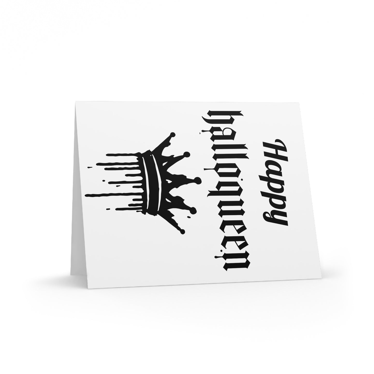 Halloween Greeting Cards Set - Happy Halloqueen, Spooky Cards, Unique Greetings